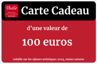 CARTE CADEAU 100 € SÉJOURS 2024